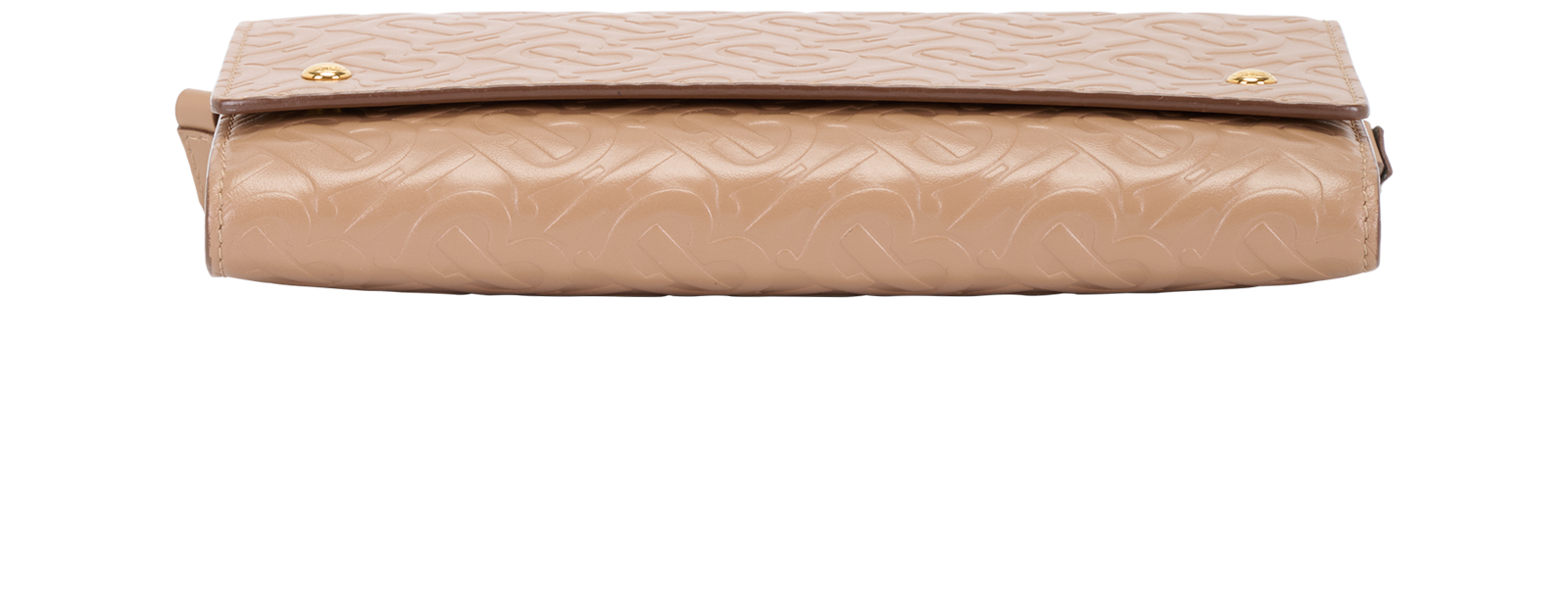 TB Embossed Wallet On Chain, &pound;320, Handbags, Beige, Leather, Top view